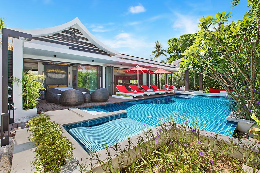 לאמאי ביץ' Villa Julia Koh Samui Beach With Cook And Majordome מראה חיצוני תמונה